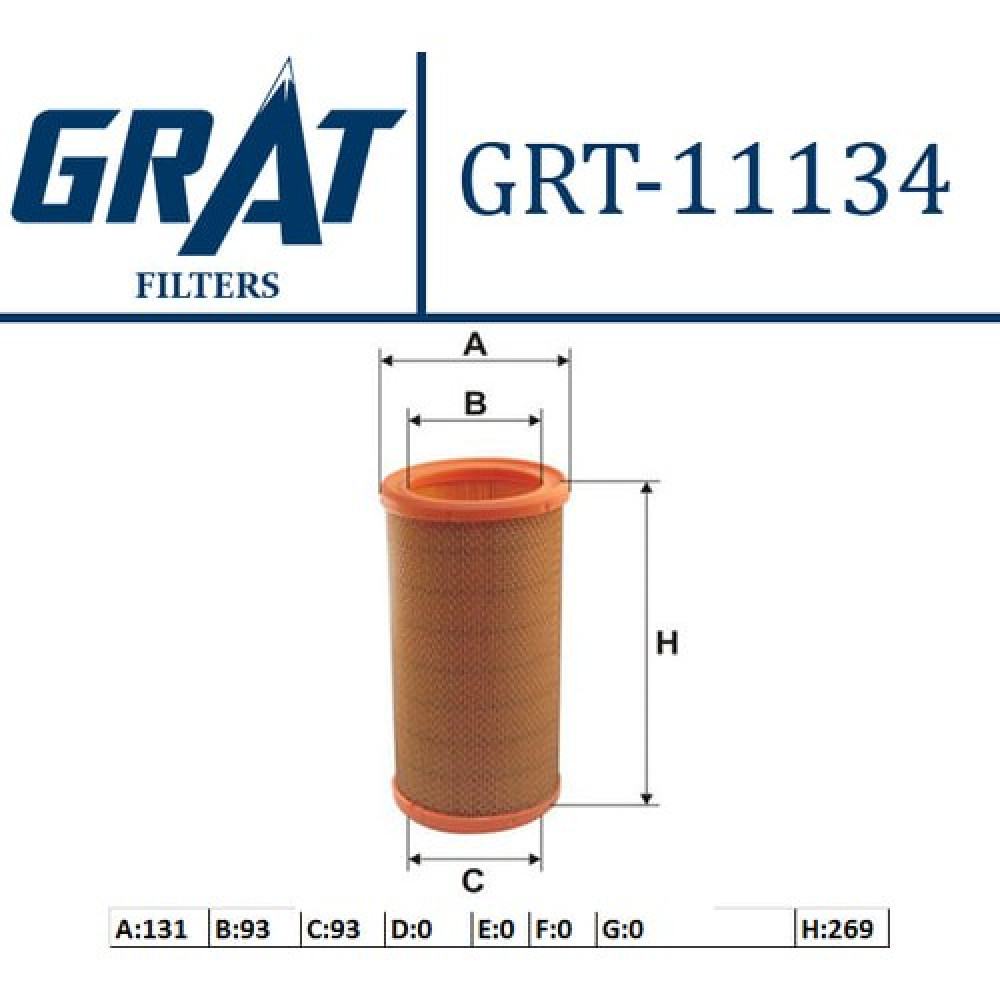 GRAT HAVA FİLTRESİ GRT-11134